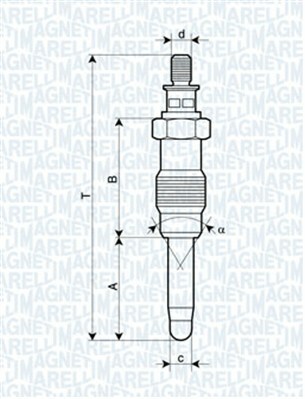 Žhavicí svíčka MAGNETI MARELLI