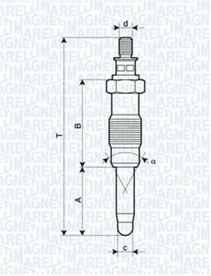 Žhavicí svíčka MAGNETI MARELLI