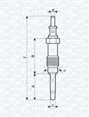 Žhavicí svíčka MAGNETI MARELLI