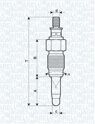 Žhavicí svíčka MAGNETI MARELLI