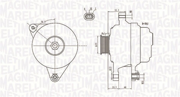 generátor MAGNETI MARELLI