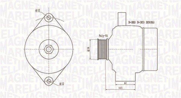 generátor MAGNETI MARELLI