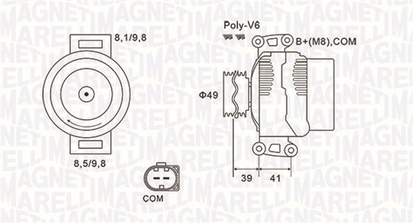 generátor MAGNETI MARELLI