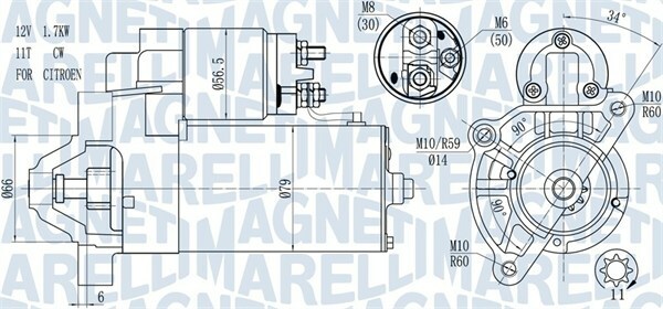 Startér MAGNETI MARELLI