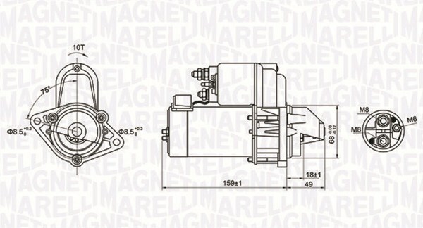 Startér MAGNETI MARELLI