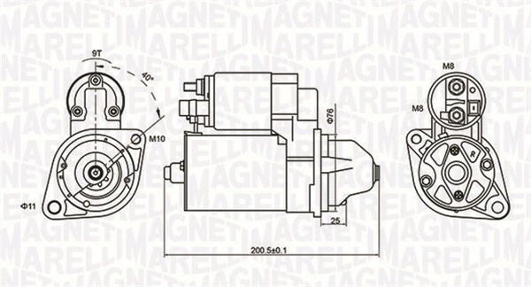 Startér MAGNETI MARELLI