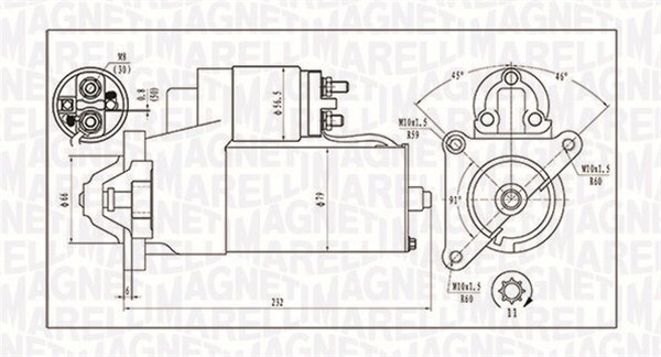 Startér MAGNETI MARELLI