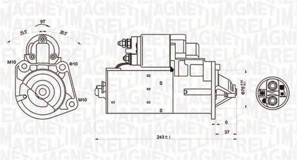 Startér MAGNETI MARELLI