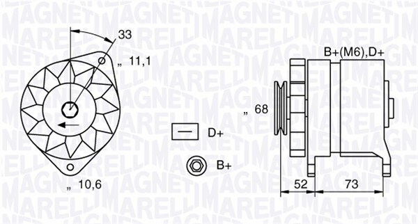 generátor MAGNETI MARELLI