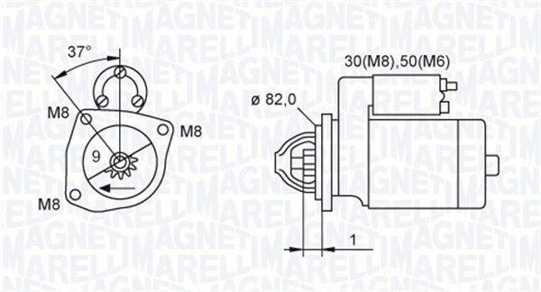 Startér MAGNETI MARELLI