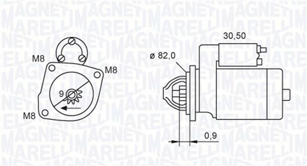 Startér MAGNETI MARELLI