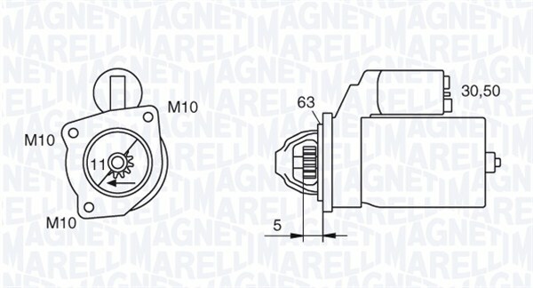 Startér MAGNETI MARELLI