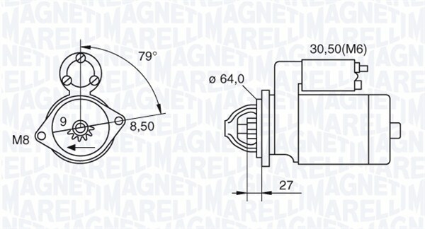 Startér MAGNETI MARELLI