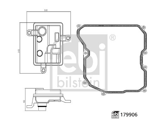 Sada hydraulického filtru, automatická převodovka FEBI BILSTEIN