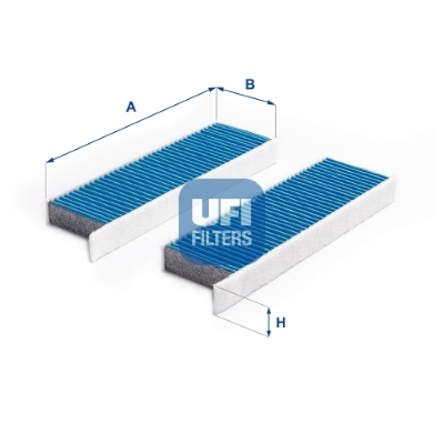 Filtr, vzduch v interiéru UFI