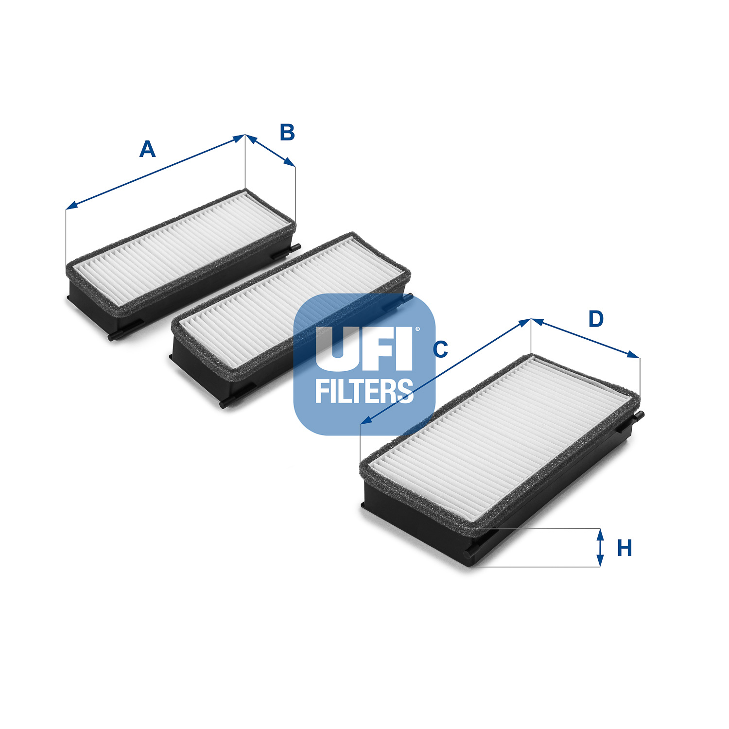 Filtr, vzduch v interiéru UFI