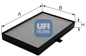 Filtr, vzduch v interiéru UFI