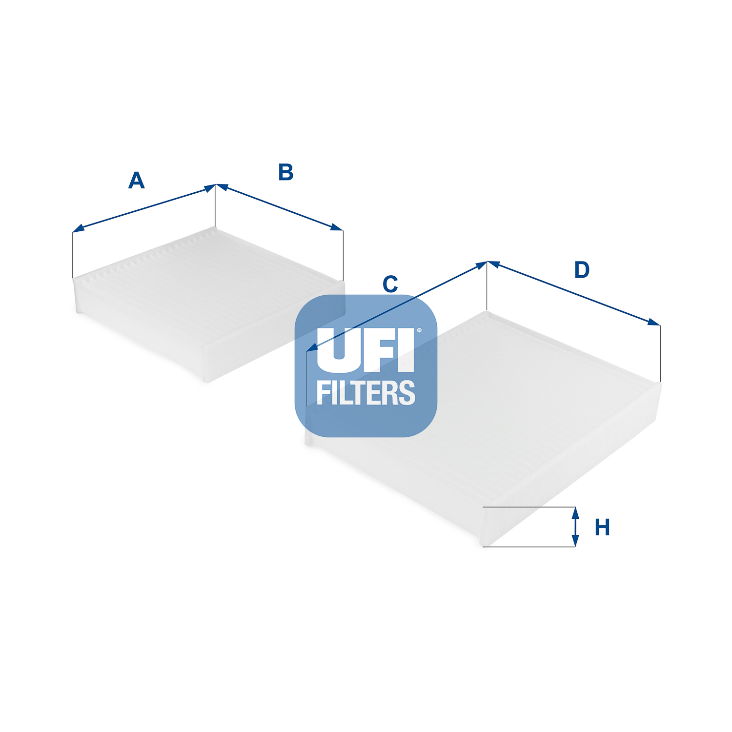 Filtr, vzduch v interiéru UFI