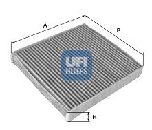 Filtr, vzduch v interiéru UFI