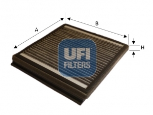 Filtr, vzduch v interiéru UFI