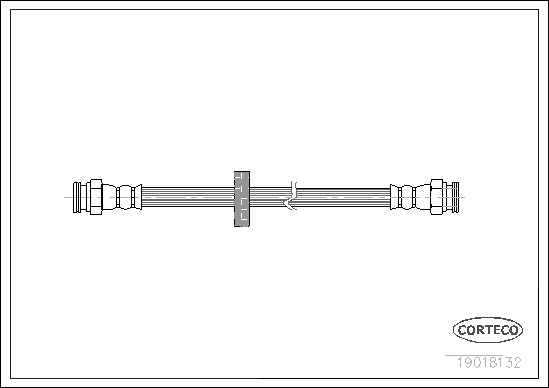 Brzdová hadice CORTECO