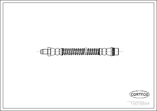 Brzdová hadice CORTECO