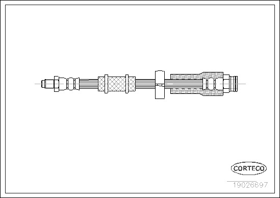 Brzdová hadice CORTECO