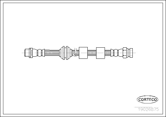 Brzdová hadice CORTECO