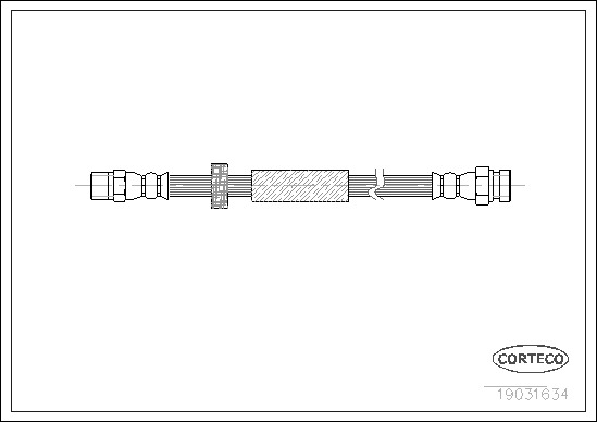 Brzdová hadice CORTECO