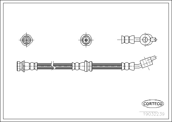 Brzdová hadice CORTECO