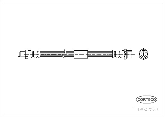 Brzdová hadice CORTECO