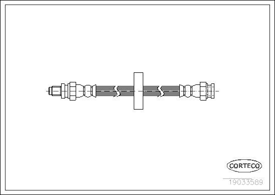 Brzdová hadice CORTECO