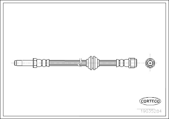 Brzdová hadice CORTECO