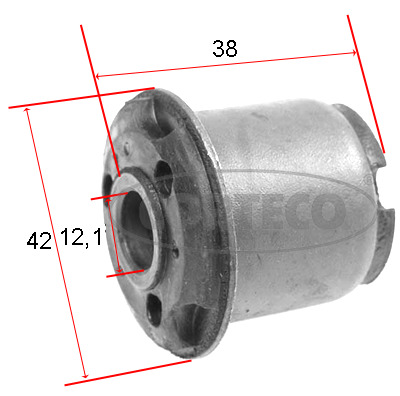 Uložení, řídicí mechanismus CORTECO