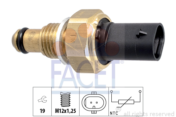 Snímač, teplota paliva FACET