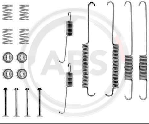 Sada příslušenství, brzdové čelisti A.B.S.