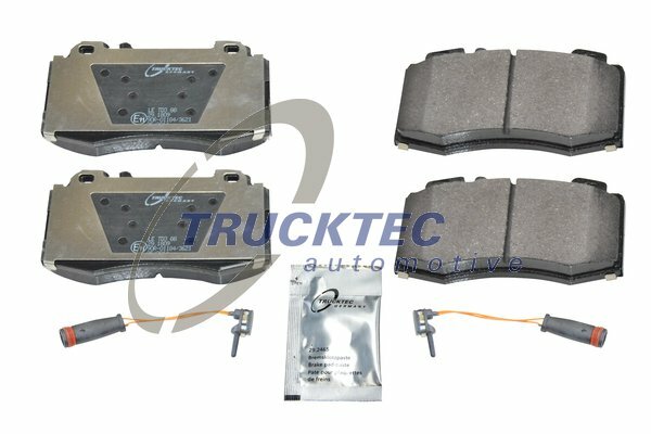 Sada brzdových destiček, kotoučová brzda TRUCKTEC AUTOMOTIVE