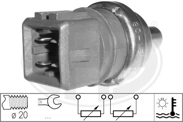 Snímač, teplota chladiva ERA