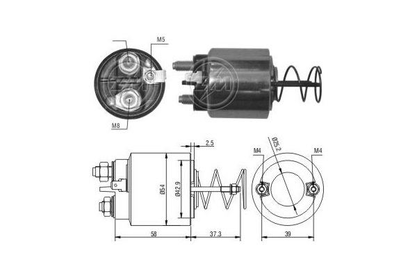 Elektromagnetický spínač, startér ERA