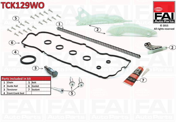 Sada rozvodového řetězu FAI AutoParts