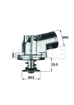 Termostat, chladivo MAHLE