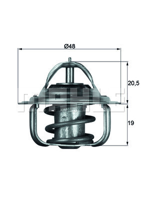 Termostat, chladivo MAHLE