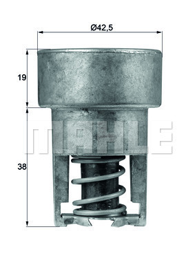 Termostat, chladivo MAHLE