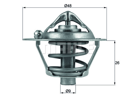 Termostat, chladivo MAHLE