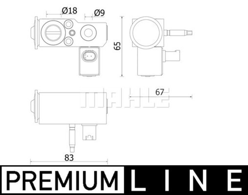 Expanzní ventil, klimatizace MAHLE
