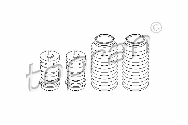 Ochranná sada proti prachu, tlumič pérování TOPRAN