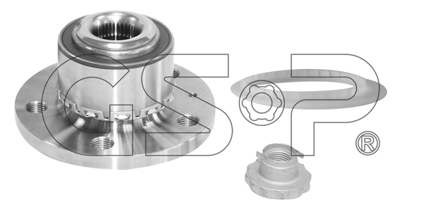 Sada ložisek kol GSP
