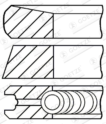 Sada pístních kroužků GOETZE ENGINE