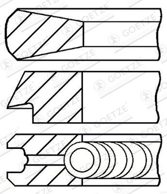 Sada pístních kroužků GOETZE ENGINE