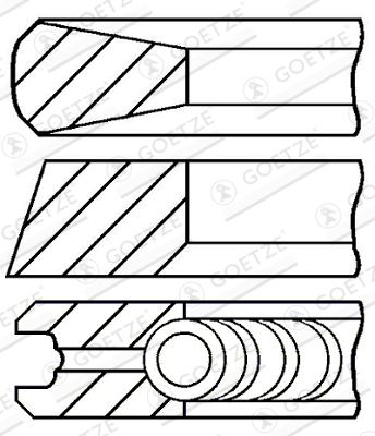 Sada pístních kroužků GOETZE ENGINE